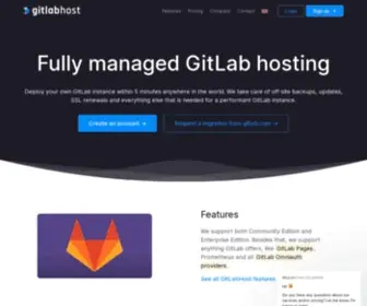 Gitlab.host(Fully managed GitLab hosting) Screenshot