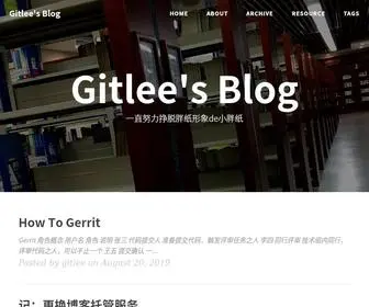 Gitlee.com(Duongancol website) Screenshot