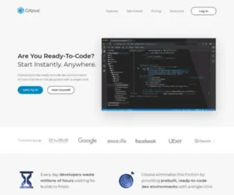 Gitpod.io(Always ready) Screenshot