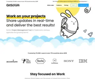 Gitscrum.com(The Art of Working Smarter) Screenshot