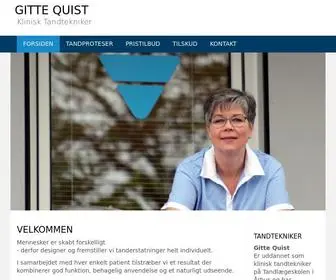 Gittequist.dk(Gitte Quist) Screenshot