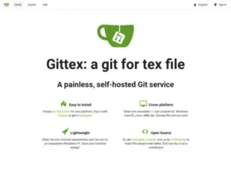 Gittex.com(Gitea (Git with a cup of tea)) Screenshot
