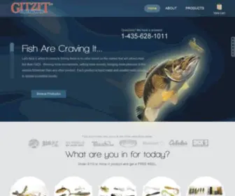 Gitzitinc.com(Fishing lures) Screenshot