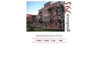 Giudecca795.com(GiudeccaGalleria d'arte a Venezia) Screenshot