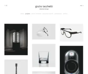 Giulioiacchetti.com(Giulio iacchetti) Screenshot