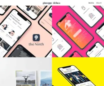 Giuseppe-Deluca.com(Digital portfolio) Screenshot