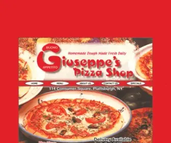 Giuseppesplattsburgh.com(Giuseppe's Pizza Shop) Screenshot