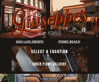 Giuseppesrestaurant.com(Giuseppe's Italian Restaurant) Screenshot