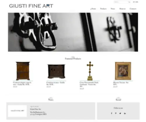 Giustifineart.com(Giusti Fine Art) Screenshot