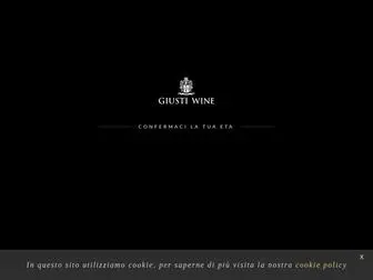 Giustiwine.com(Società Agricola Giusti Dal Col S.r.l) Screenshot