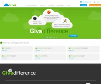 Givainc.com(Giva's cloud platform) Screenshot