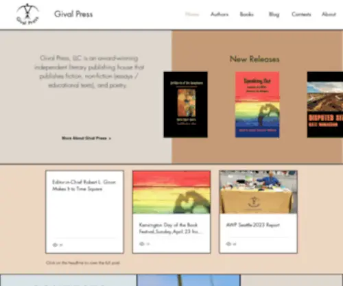 Givalpress.com(Gival Press) Screenshot