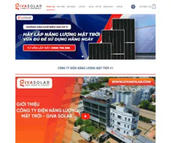 Givasolar.com(Công ty điện năng lượng mặt trời SỐ #1 Việt Nam) Screenshot