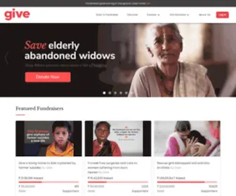 Give.do(India's largest donation and fundraising platform) Screenshot