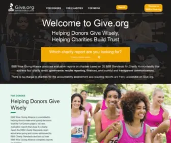 Give.org(BBB Wise Giving Alliance (BBB’s )) Screenshot