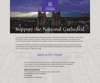 Give2WNC.org(Washington National Cathedral) Screenshot