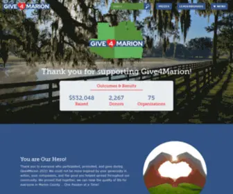 Give4Marion.org(This Day of Giving) Screenshot