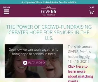 Give65.org(Give65 is the first and only crowd) Screenshot