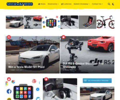 Giveawayboss.com(Giveaway Boss) Screenshot