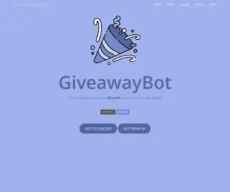 Giveawaybot.party(Discord Giveaway Bot) Screenshot