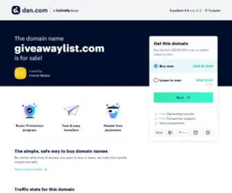 Giveawaylist.com(Giveawaylist) Screenshot