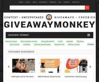 Giveawaymonkey.com(Giveaway Monkey) Screenshot