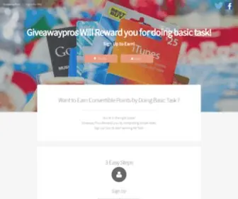 Giveawaypros.com(Giveaway Pros) Screenshot