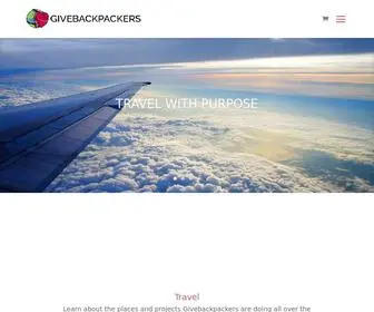 Givebackpackers.org(Travel The World & Make A Difference) Screenshot