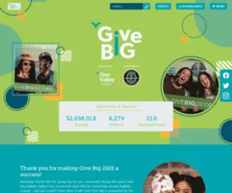 Givebiggv.org(This Day of Giving) Screenshot