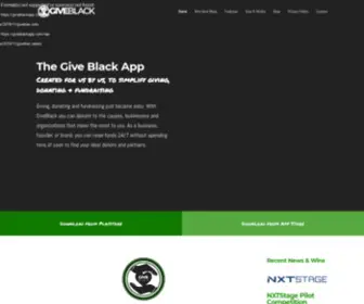 Giveblackapp.com(Give Black) Screenshot