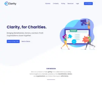 Giveclarity.co(Nonprofit Community Management) Screenshot