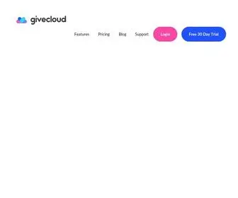 Givecloud.com(The fastest way to devoted donors and more donations) Screenshot
