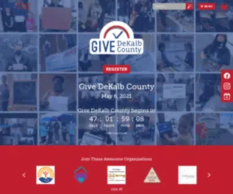 Givedekalbcounty.org(This Day of Giving) Screenshot