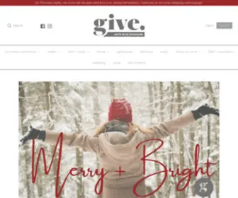 Givedsm.com(Gifts with intention) Screenshot