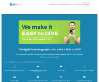 Giveeasy.org(Home) Screenshot