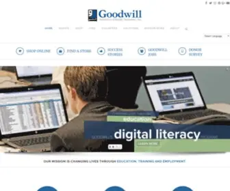 Giveit2Goodwill.org(Goodwill Industries of Middle Tennessee) Screenshot