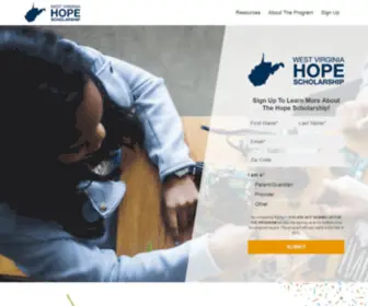 Givekidshopewv.com(West Virginia Hope Scholarship) Screenshot