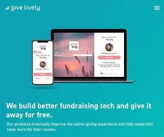Givelively.org(Give Lively) Screenshot