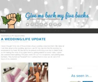 Givemebackmyfivebucks.com(Give Me Back My Five Bucks) Screenshot