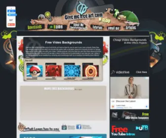 Givemefreeart.com(Free Video Backgrounds) Screenshot