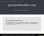 Givemethisoffer.com Screenshot