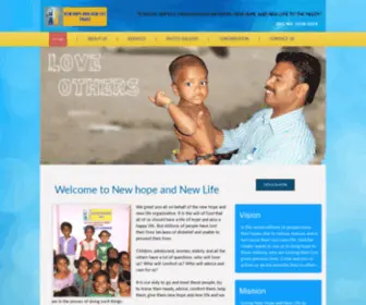 Givenewhopeandnewlife.com(New hope and New Life) Screenshot