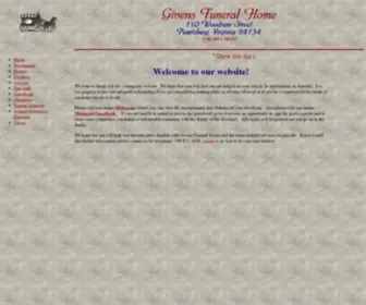 Givensfuneralhome.com(Givens) Screenshot