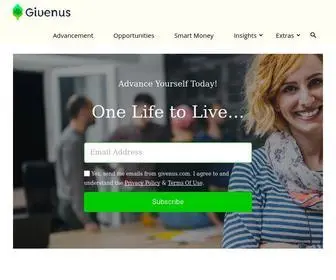 Givenus.com(Given Us) Screenshot