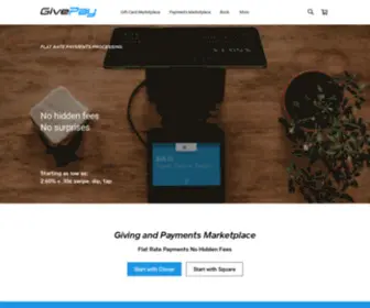 Givepay.com(Giving and Payments Marketplace) Screenshot