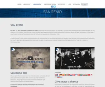 Givepeaceachance.info(San Remo San Remo) Screenshot