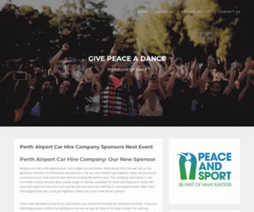 Givepeaceadance.org(Givepeaceadance) Screenshot