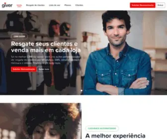 Giver.com.br(O jeito mais eficiente de resgatar seus clientes) Screenshot