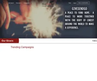 Givesendgo.com(Give Send Go) Screenshot