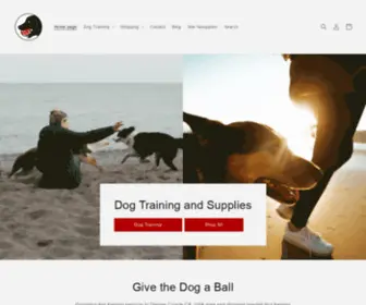 Givethedogaball.org(Give the Dog a Ball Shopping) Screenshot